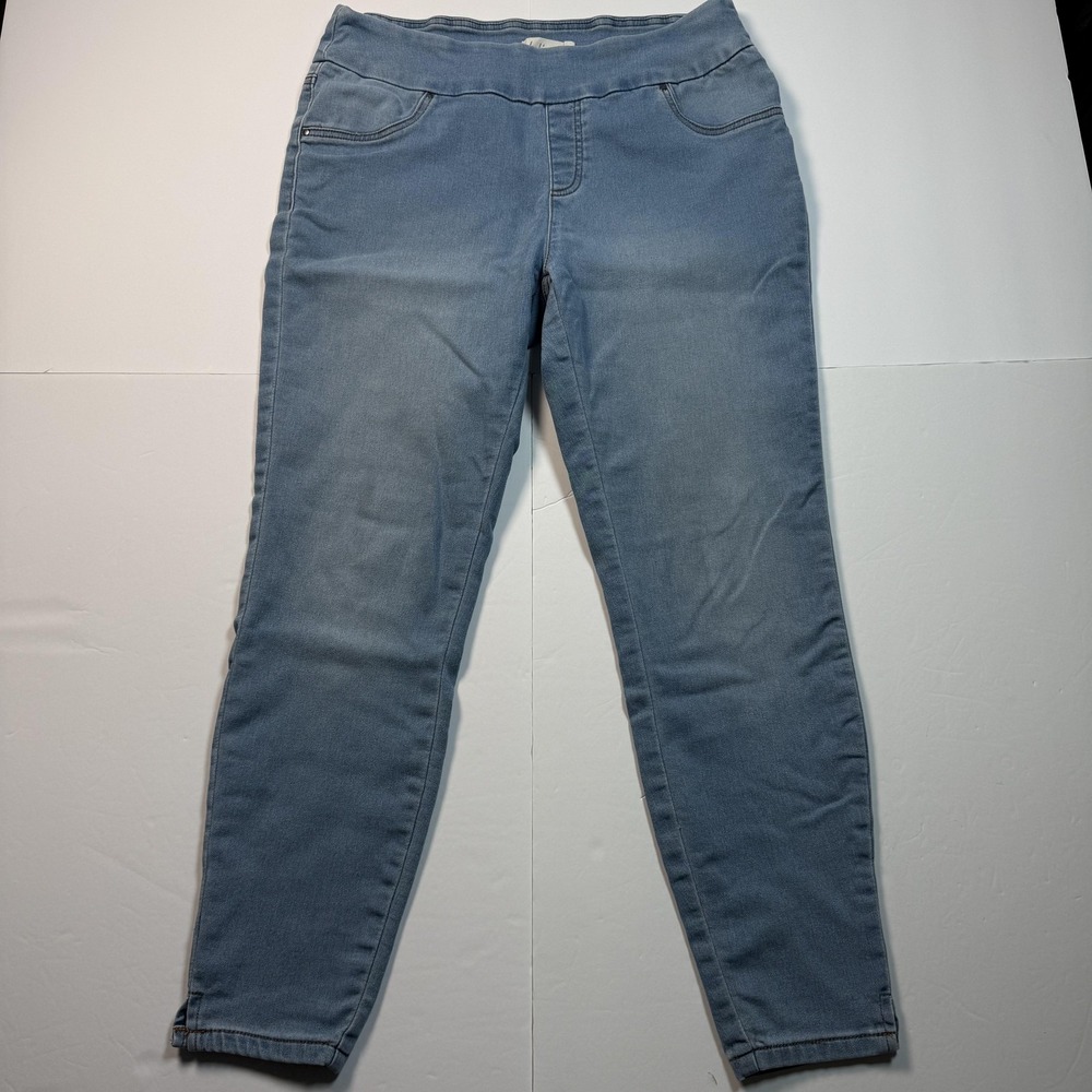 Land N Sea Jeans Womens Small Blue‎ Pull-On Jeggings Skinny Stretch